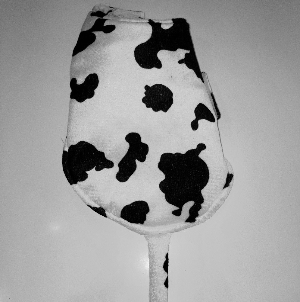 Small dog cow costume